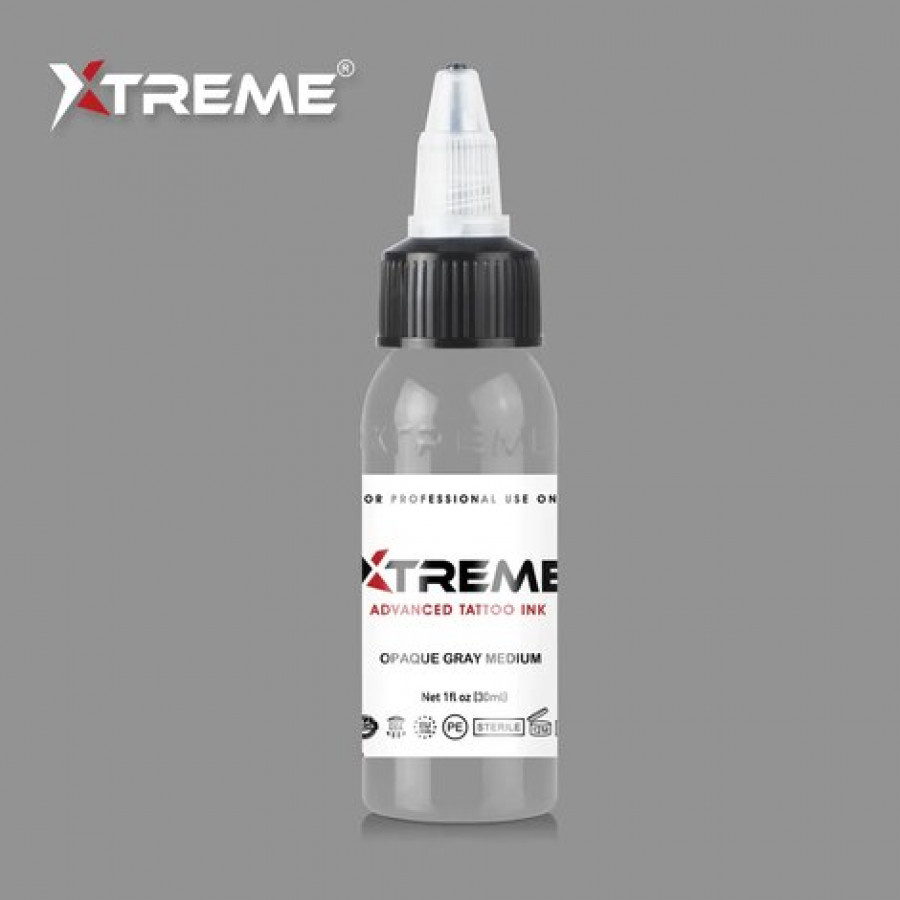 Тату краска Xtreme Ink Opaque Gray Medium